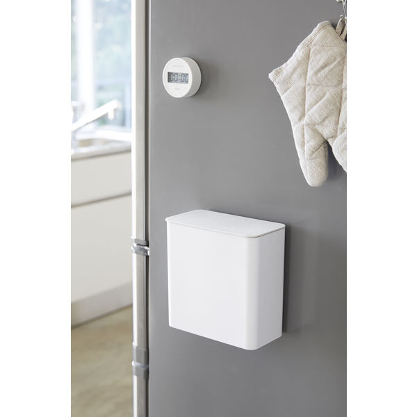 お値下げします。Tower 山崎実業　ホワイトごみ箱 山崎実業 公式販売店 tower マグネットトラッシュカン 7L タワー