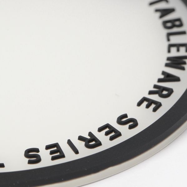 PVCコースターロゴ2点セット ブラック LAKOLE/ラコレ - アスクル