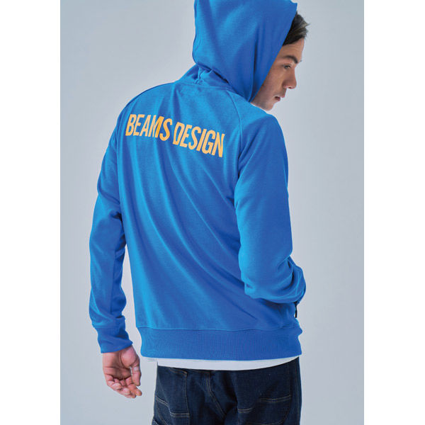 桑和 B2805-04 長袖パーカー Lサイズ ブルー(8) |b03 桑和 BEAMS DESIGN 長袖パーカー ブルー LL B2805ー04 1着（直送品