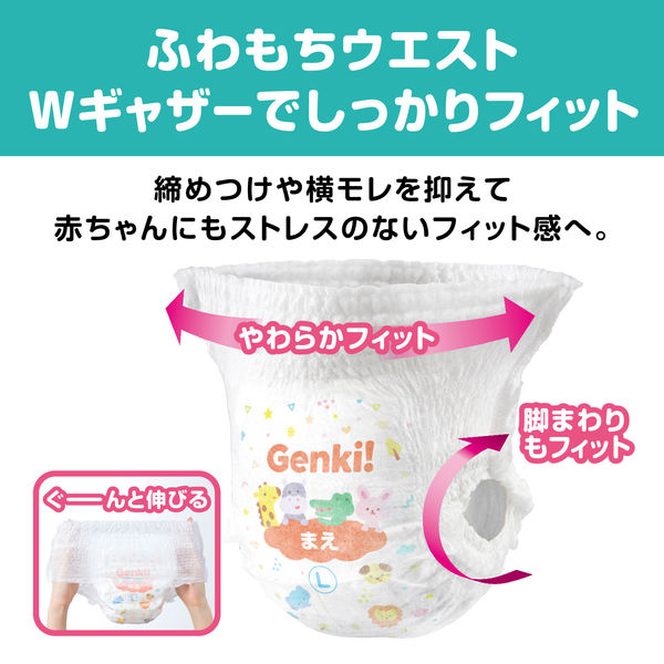 あんしんGenki！パンツ BIG（12～22kg）1パック（36枚入）ふわ
