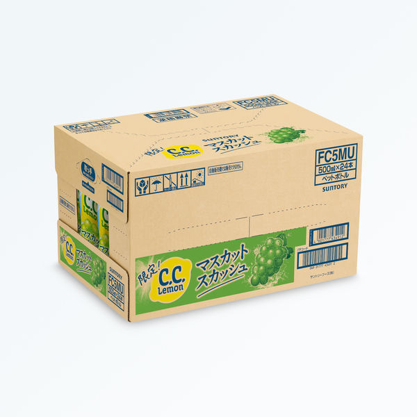 サントリーフーズ C.C.レモン マスカットスカッシュ 500ml 1