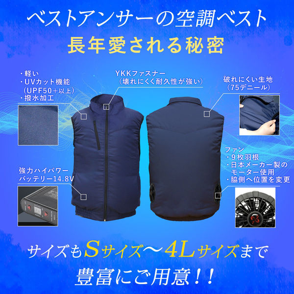 Makita 空調服 ネイビー 迷彩 ベスト　サイズＬＬ　2セット Makita 空調服 ネイビー 迷彩 ベスト サイズLL 2セット Makita