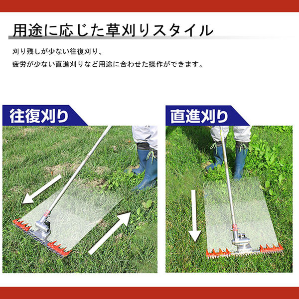 ニシガキ工業 刈払機取付用 T型バリカン500 N-855 重量1.8kg 刃
