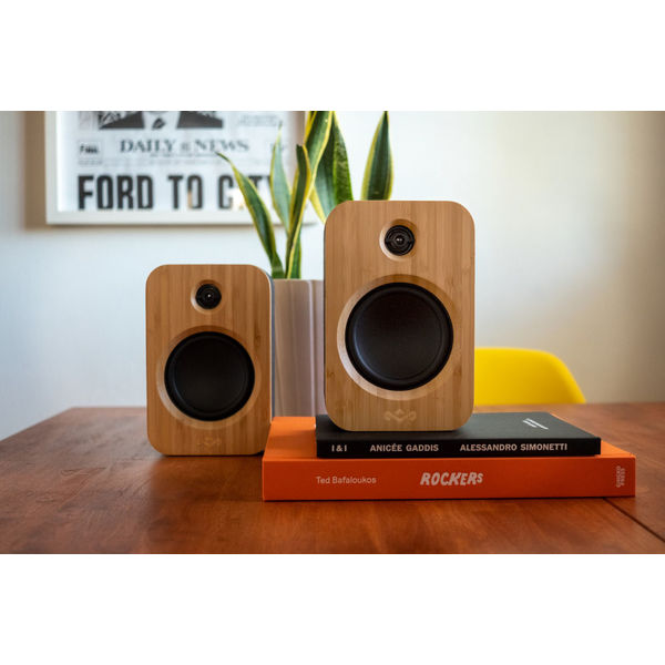 House Of Marley ブックシェルフ型ワイヤレスステレオスピーカー 1個（直送品）