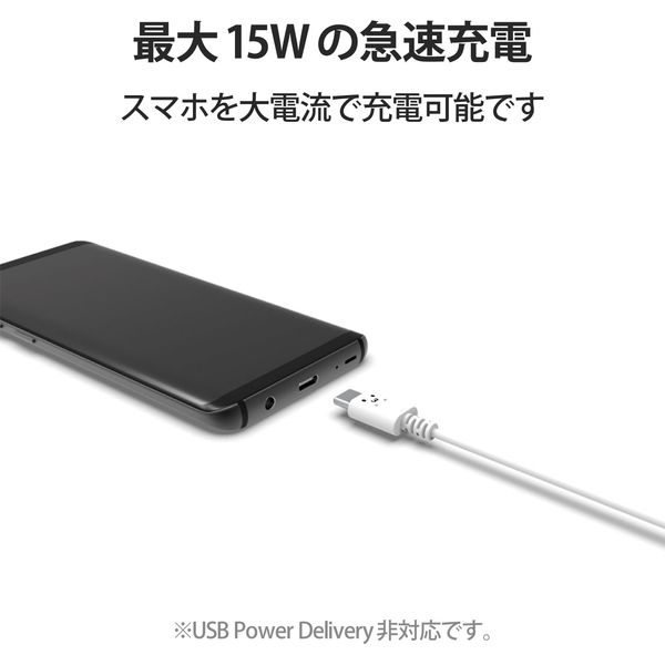 USB-Cケーブル Type-Cケーブル 極細 A-C 2m スマホ充電ケーブル