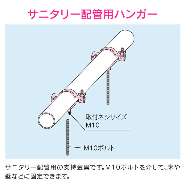 カクダイ ガオナ パイプハンガー 1.5S 支持固定 ヘルール継手 GA-JK063