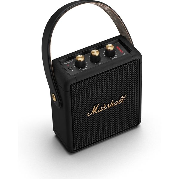 Marshall ワイヤレスポータブルスピーカー ブラック&ブラス STOCKWELL2 Black and Brass 1個（直送品） - アスクル