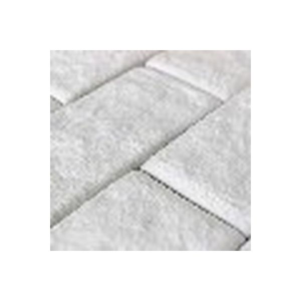 みはし 軽量レンガ風タイル エコブリック ホワイト Lサイズ 48枚入り