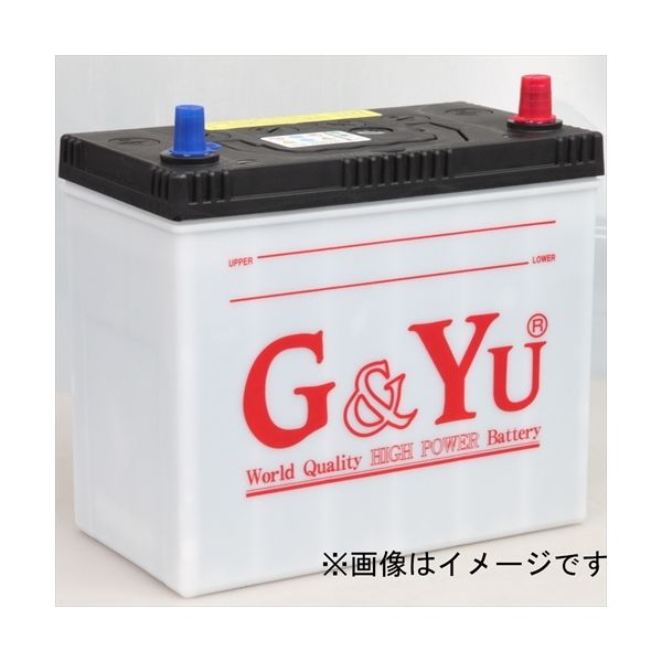 G&Yu 国産車バッテリー ecoba 90D26R（直送品） - アスクル