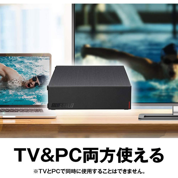 バッファロー USB3.2(Gen.1)対応外付けHDD 2TB ブラック HD