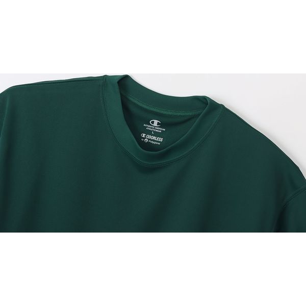 チャンピオン　半袖スウェット新品グリーンＭ セール】【Champion】ロゴ半袖スウェット（スウェット