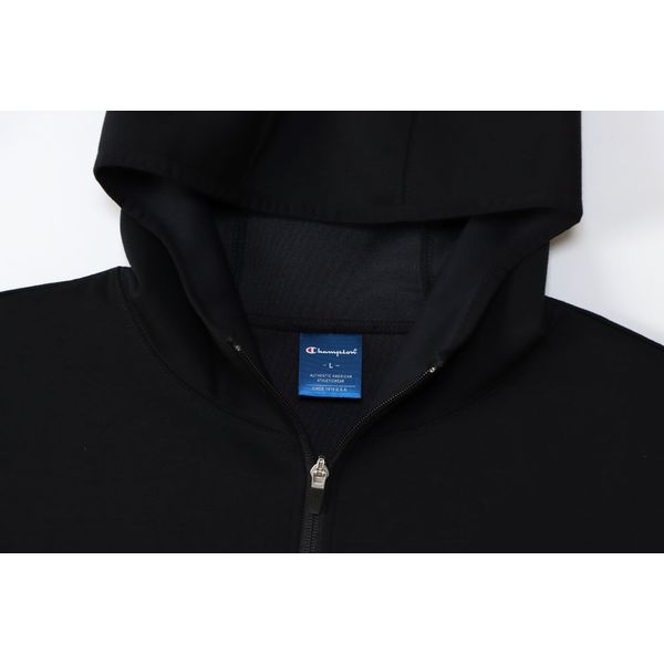 Champion(チャンピオン) スウェット ZIP HOODED SWEATSHIRT L ブラック