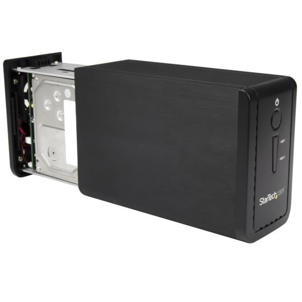 HDD/SSDケース 外付け 3.5インチ 2ドライブ（2個）まで RAID