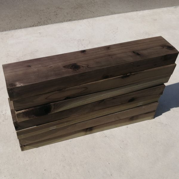 大日本木材防腐 DIY用 杉防腐加工材38×90 超短尺材7本セット 長