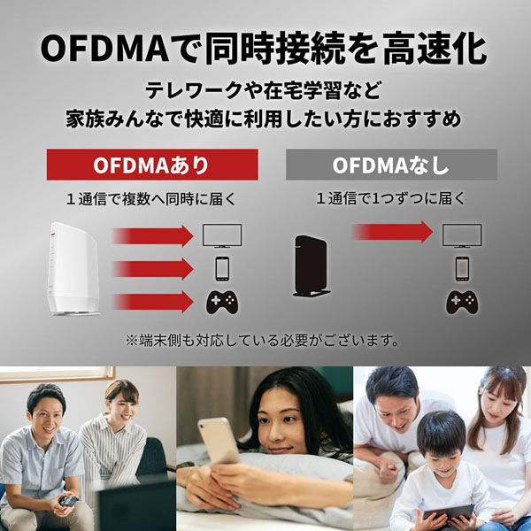 バッファロー 無線LAN親機 Wi-Fi 6 11ax対応 Wi-Fiルーター 4803+