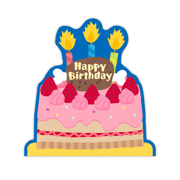 日本ホールマーク お誕生日祝い グリーティングカード オルゴール ダミ