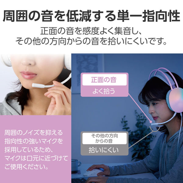 LEDハウジングゲーミングヘッドセット/両耳オーバーヘッド/40mm