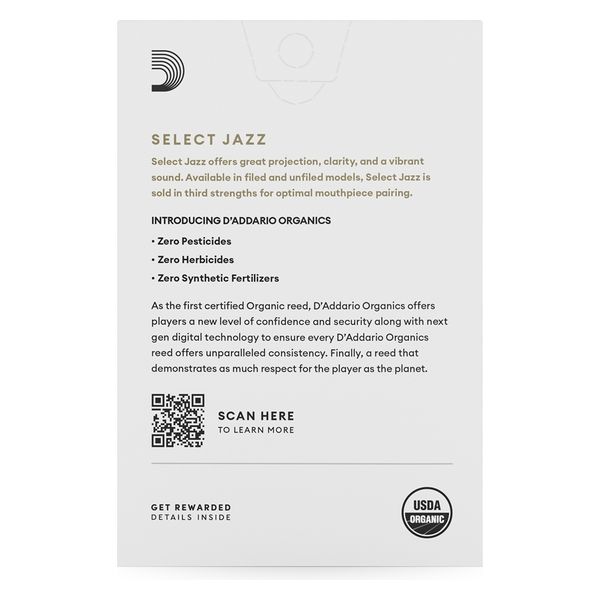 D'Addario WoodWinds アルトサックス用リード SELECT JAZZ FILED