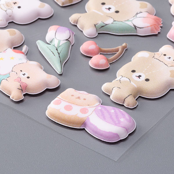 クマのお尻ぷっくりステッカー