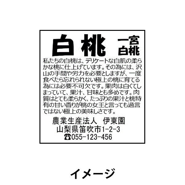 新盛インダストリーズ ラベルプリンター サーマル上質紙 40×43mm 1 ...