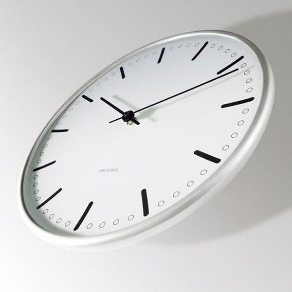 全日本送料無料 アルネヤコブセン Clock 訳あり Wall STATION Clock ...