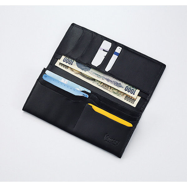 エルシオン カンサイセレクション　紳士用長財布 ブラック S-EZ30-05BK 1箱（直送品）