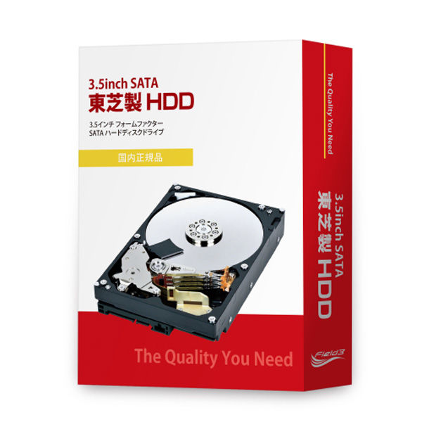 東芝（TOSHIBA） 内蔵HDD 3.5インチ/4TB/5400rpm DT02ABA400 1台