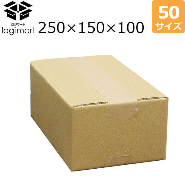 ロジマート 【60サイズ】 開封口ミシン目付きダンボール 1セット(120枚) 250×150×100mm NO10an logimart