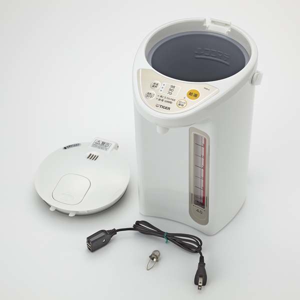 タイガー魔法瓶  大容量４Ｌ PDR-G401(W) Amazon | タイガー 魔法瓶 マイコン 電気 ポット 4L ホワイト