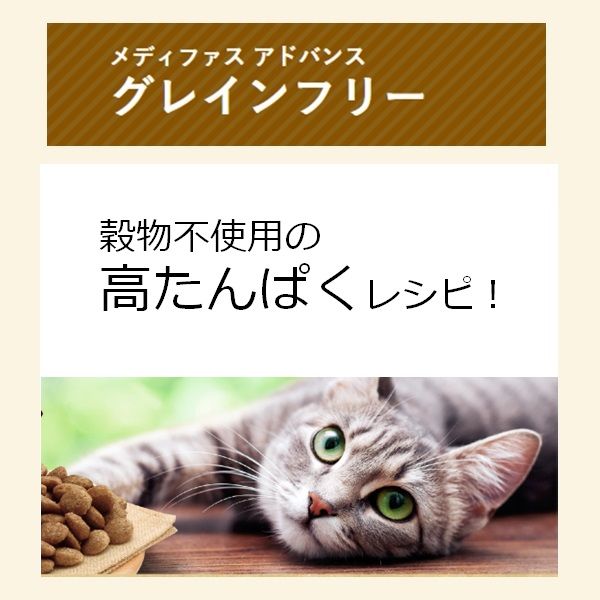 メディファスアドバンス 猫用 グレインフリー 1歳から フィッシュ味