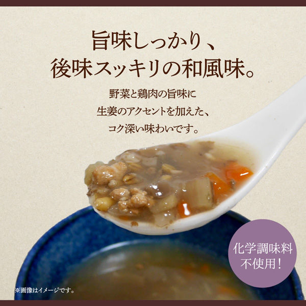清水食品 野菜ともち麦の根菜のスープ 化学調味料不使用 はくばくもち麦使用 150g 1セット（2袋） レンジ対応 スープ