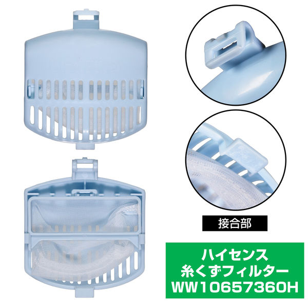 朝日電器 糸くずフィルター(HS) WW10657360H 1個 - アスクル 朝日電器 糸くずフィルター(HS) WW10657360H 1個 - アスクル