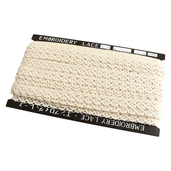 株) 一 井 商 店 一井商店 トーションレース 幅15mm 30m巻 生成