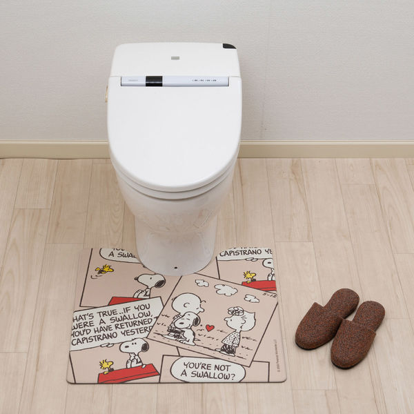 25日迄セール　レッド色　PEANUTS スヌーピー　トイレマットセット新品 Yahoo!オークション - レッド色 PEANUTS スヌーピー 新柄トイレ