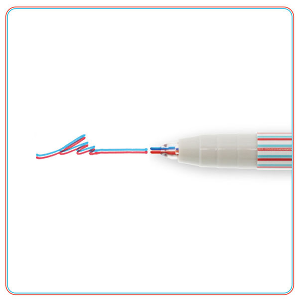 こはくサン JOKER ペンライト 白 2本 ZEBRA ゼブラ ライトライトα 0.7mm P-BA96-BL 黒インク 青軸