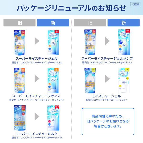 爆安プライス スキンアクアスーパーモイスチャージェル ポンプ SPF50