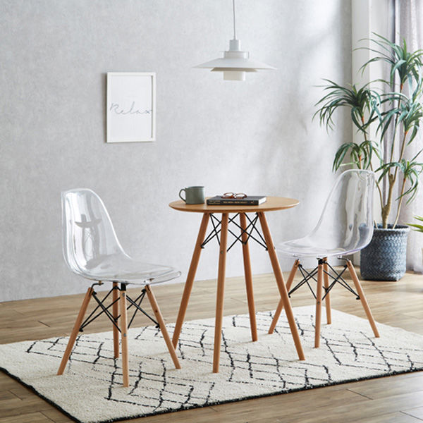 【軒先渡し】後藤家具物産 クリアシェルチェア クリア CC-CLR-4 1セット(4脚入)（直送品） 後藤家具物産 クリア 4脚入