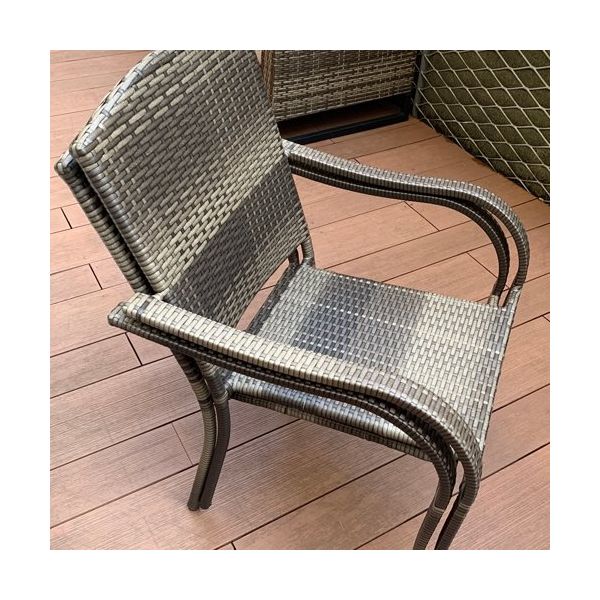 直接渡し うなぎタレ丼さま kartell FPE チェア スタッキング ２脚 スタッキングチェア キャスター付き 幅440×奥行505×高さ735mm