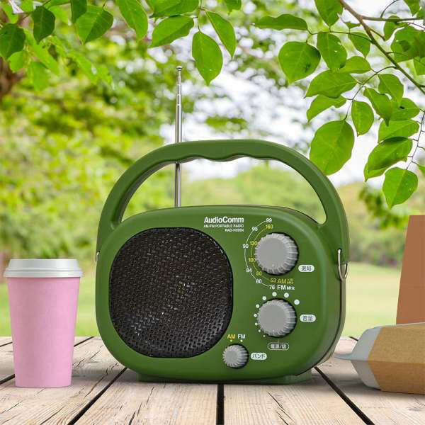 オーム電機 AM/FM豊作ラジオ 03-5539 1個 - アスクル