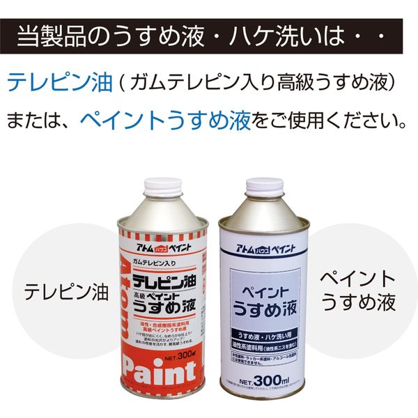 アトムサポート アトム ライフ 油性鉄部木部 200ml チョコレート