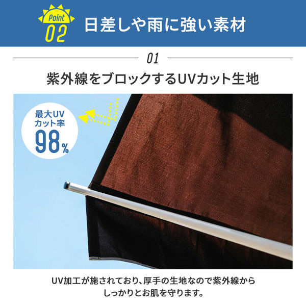 三栄コーポレーション【軒先渡し】 突っ張り式オーニングテント 2ｍ 