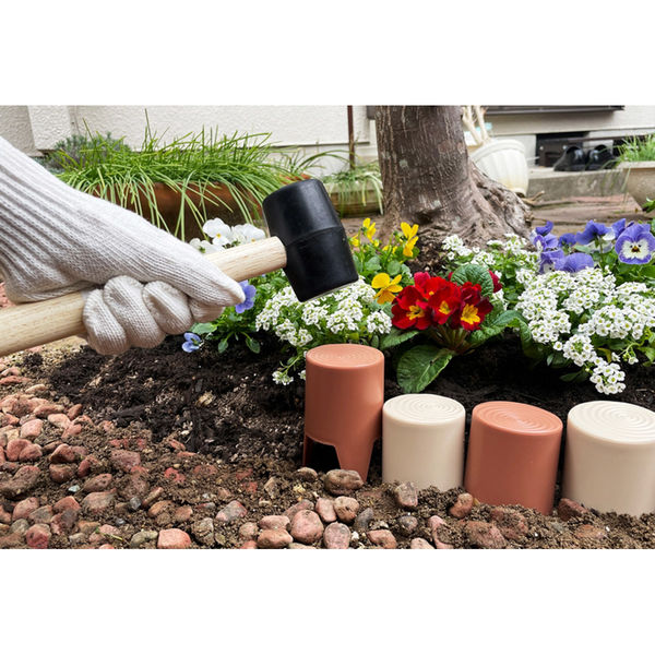 クラーク ウッド風ガーデニングブロック ADP-348 BE・BR 1セット（48個