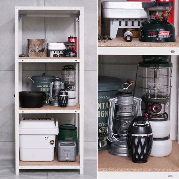 軒先渡し】 北島 スマートラック 幅614×奥行462×高さ732mm ホワイト 1