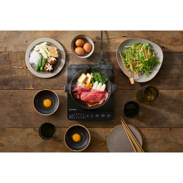 T391-P 家電 アイリスオーヤマ IHコンロ1400W IHK-T391-B IRIS OYAMA