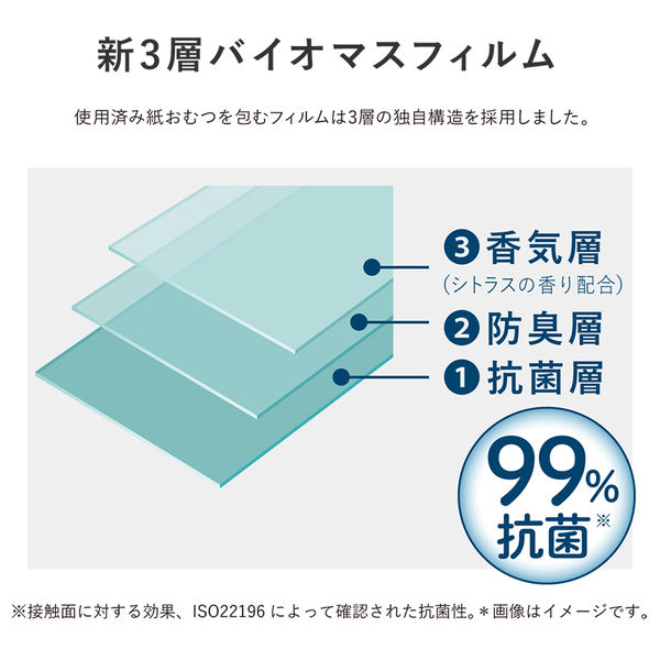 ポイテック共用スペアカセット W防臭 1セット（3個パック）2個 コンビ - アスクル