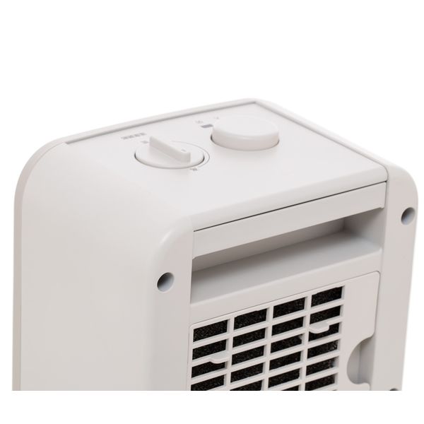 YAMAZEN セラミックヒーター コンパクト 温度調整機能付 静音タイプ