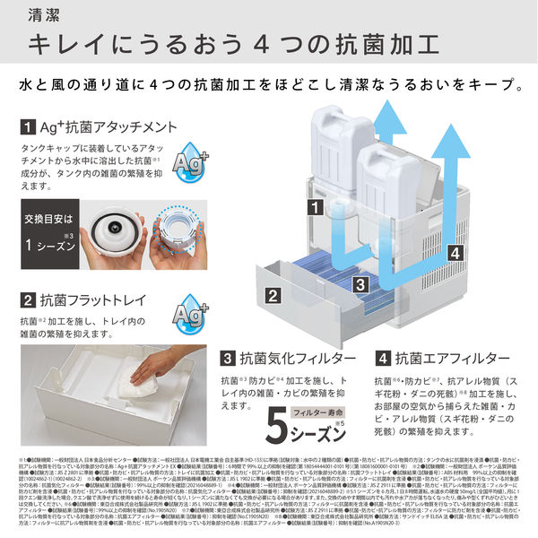 ダイニチ ハイブリッド式加湿器 パワフル 12L 1500ml 木造25畳 ...