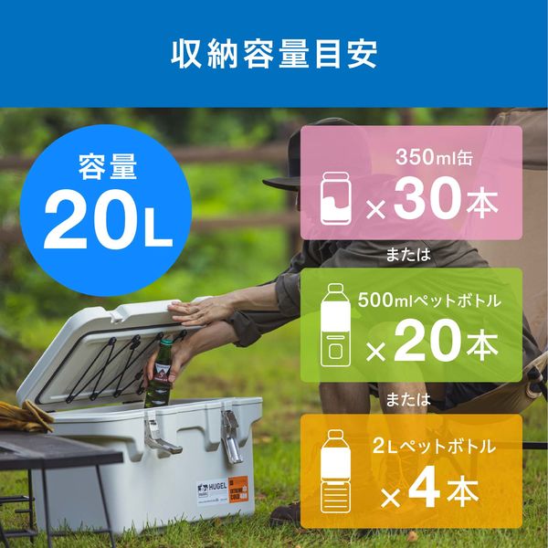 アズワン 折りたたみ式クーラーボックス 20L キャンプ - エプロン