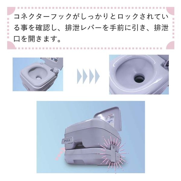 ベストアンサー ポータブル水洗式トイレ 10L life-101-10l 1台