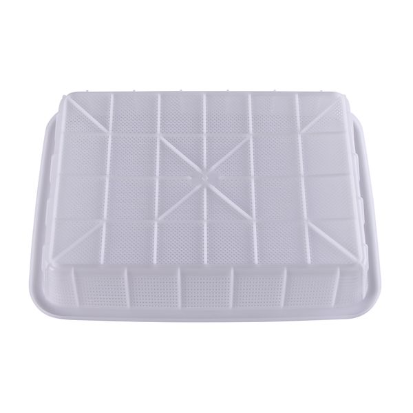 セキスイ 抗菌コンテナシリーズ 抗菌角カゴ浅型 大 ナチュラル KK5412N